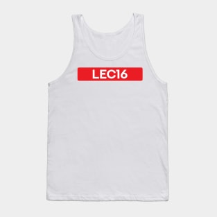 Charles Leclerc 16 - Driver Tag #3 Tank Top